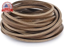 3MM Flat Genuine Leather Cord - Natural Leather Lacing - Strip Cord Braid