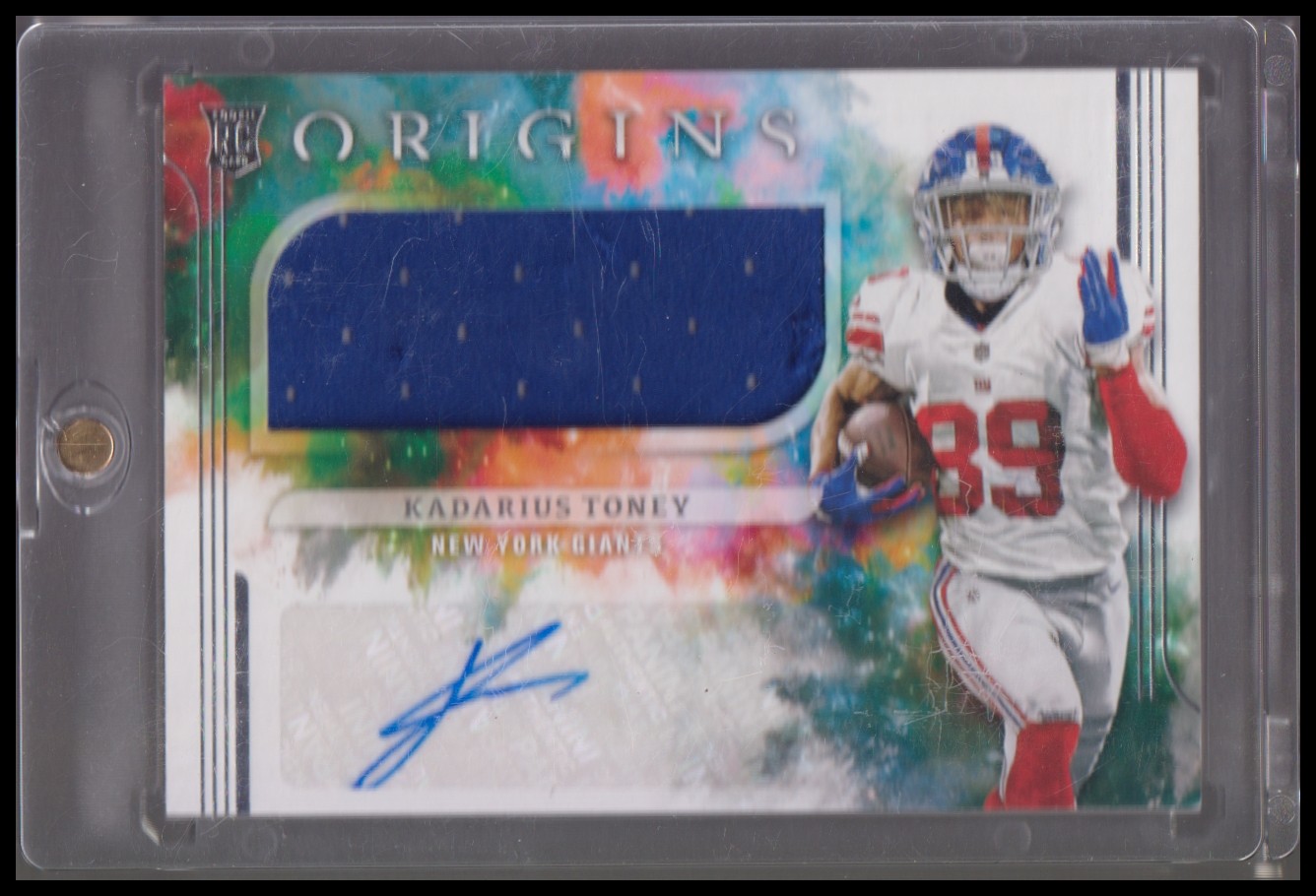 2021 Panini Origins Kadarius Toney  Rookie Jersey Auto RC #164