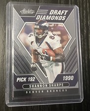 2022 Panini Absolute Draft Diamonds Shannon Sharpe Card #DD-7 Broncos HOF