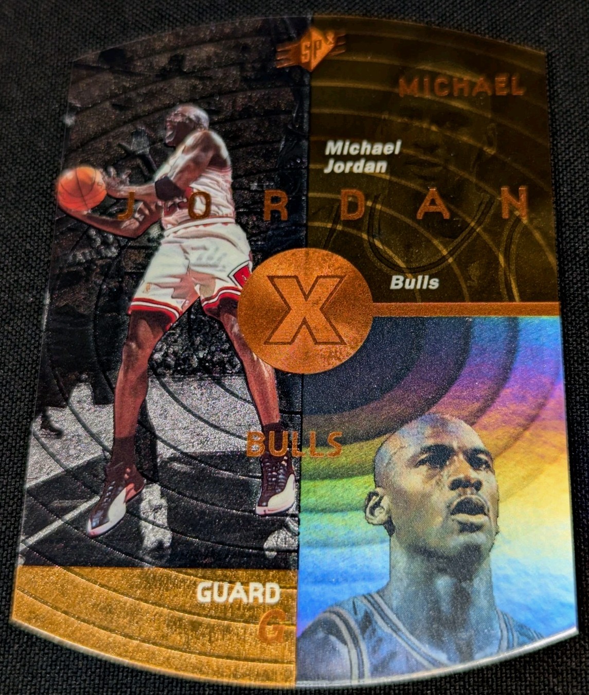MICHAEL JORDAN SSP BRONZE 1997-98 Upper Deck SPX #6