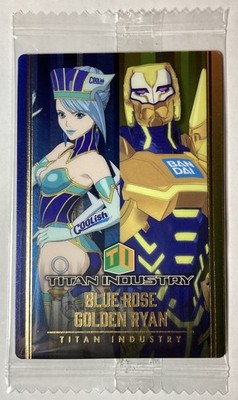 TIGER & BUNNY Trading Card W#2 Blue Rose Golden Ryan BANDAI Japan