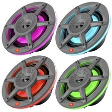 JBL MARINESTADIUM62 6.5" 300W 2-Way Marine Multicolor LED Boat Speakers 2 Pair 