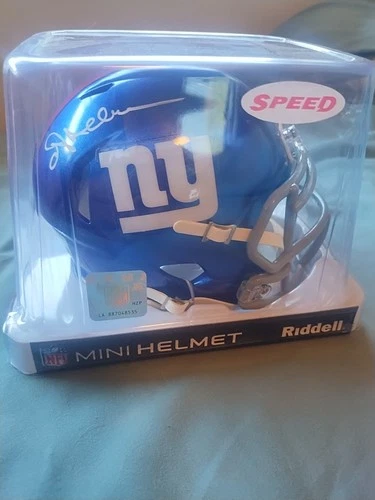 Otis Anderson New York Giants Autographed Mini Helmet Beckett COA W476595