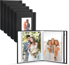 6 Pack Mini Photo Album 4x6 Small Wedding Photo Album 372 Photos Postcard Pictur