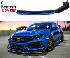 4PCS Universal Car Front Bumper Lip Body Kit Splitter Spoiler Diffuser Protector