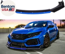 4PCS Universal Car Front Bumper Lip Body Kit Splitter Spoiler Diffuser Protector