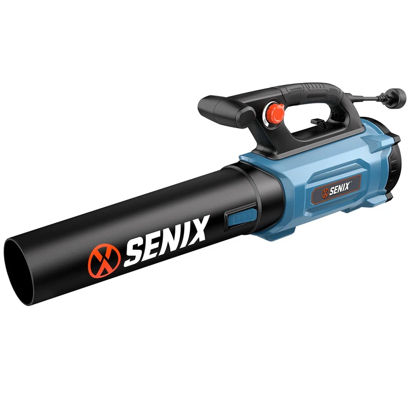 Senix 12 Amp Handheld Electric Leaf Blower Up To 700 Cfm And 110 Mph Variable