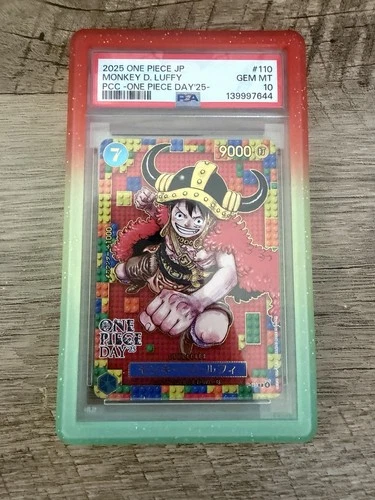 ONE PIECE MONKEY D. LUFFY 2025 JP PREM CARD COLL-ONE PIECE DAY'25- #110 PSA 10
