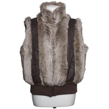 B.Young, Outdoor Weste, Damen, Größe: XXL, Braun/Grau, Leopard #JGL