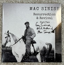 MAC SINISE RESURRECTION & REVIVAL LPs PARTS I & II&mdash;SIGNED by GARY SINISE