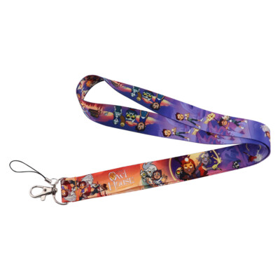 The Owl House Keychains Lanyard ID Card Holder Neck Strap Students Souvenirs