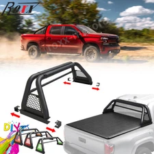 Steel Roll Sport Bar For 1999-2025 Chevy Silverado 1500 2500 3500 HD/ GMC Sierra