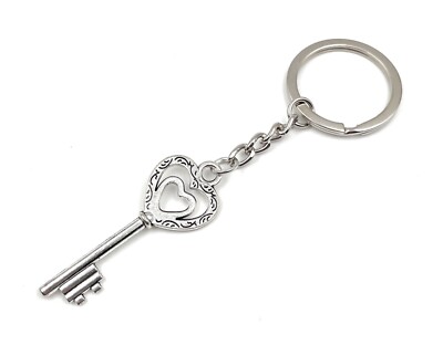 Keychain Key Dietrich Silver Metal Pendant Charm