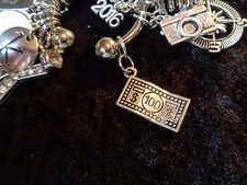 Welcome back to ONEderland - $100 Dollar Bill Charm for WW weight loss key ring