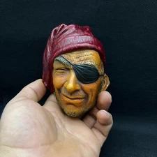 Vintage Stereoscopy Smiling Friends Head Pirate Ship Thieves Rare Beauty Art Vtg