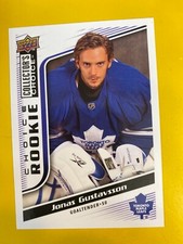 31403 2009-10 Collector's Choice #296 Jonas Gustavsson ROOKIE BK$15