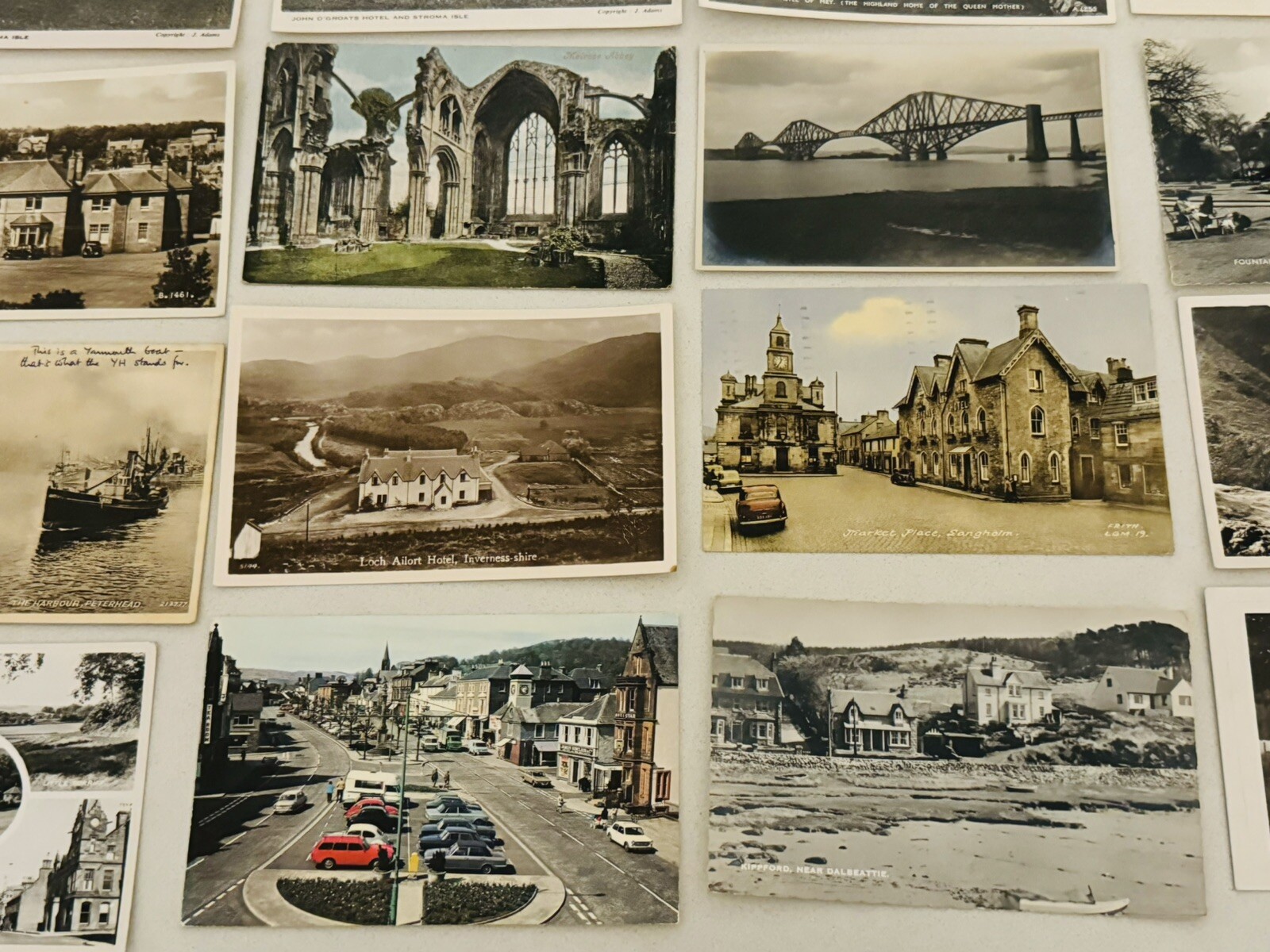 Job Lot 50 Vintage Scotland Postcards Pitlochry Dingwall Forres Troon