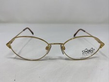 Luxottica Italy LU2237 GP 51-17-135 Shiny Gold Full Rim Eyeglasses Frame NI83