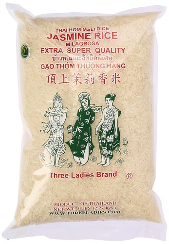 Three Ladies Jasmine Rice Long Grain 5 lbs (011109) - Picture 1 of 2