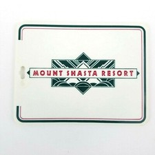 Vintage Rare Golf Bag Tag PGA Mount Shasta Resort California Dais Krater
