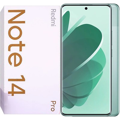 Xiaomi Redmi Note 14 Pro 5G Coral Green 256GB + 8GB Dual-SIM Unlocked NEW