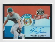 2018 Leaf Metal Draft State Pride Black 1/15 Jeremy Eierman #SP-JE1 Auto A's