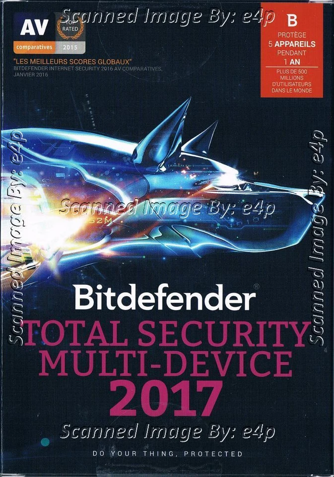 BITDEFENDER TOTAL SECURITY MULTI-DEVICE 2017 5 DEVICE 1 YEAR WIN/MAC/ANDROID NEW - Image 2 of 4