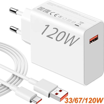 120W 67W/33W Ladegerät Netzteil 1M USB-C Kabel für Xiaomi 14T 13 Pro 12T Pro 14