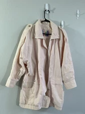 Vintage Gitano Women Retro Light Jacket Size XL 80s Barbie Pink