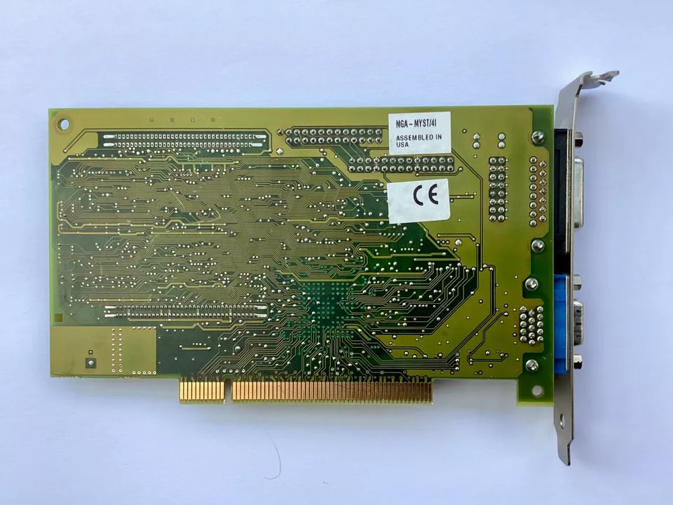 Matrox Mystique MGA-MYST/4I PCI DB15 VGA Graphics Card 644-00 REV: A - Image 2 of 2