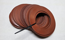 Everflow 3 1/2 ID x 1/8"thick 150lbs Rating Red Rubber Ring Gasket (Lot of 22)