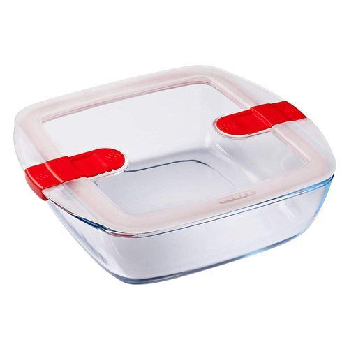 Pyrex Cook & Heat 2,2L Quadrata - Teglia Professionale Vetro Borosilicato