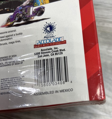 Combat Cars Factory Sealed! (Sega Genesis, 1994) WATA VGA CGC? Cardboard Box - Picture 21 of 22