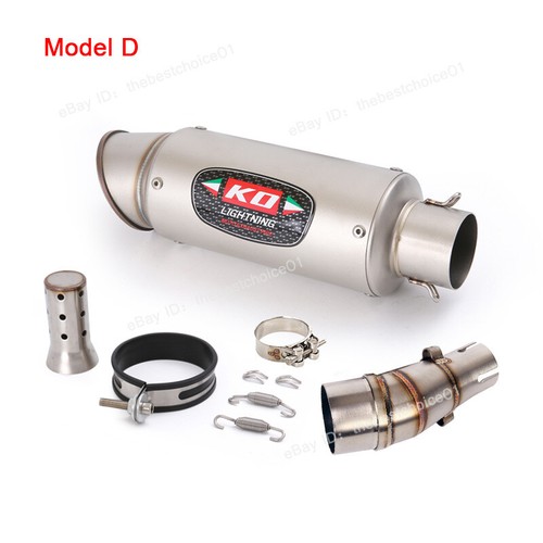 Escape Exhaust Pipe System Muffler Mid Link Tube For Kawasaki Z250 Ninja 250 300 - Picture 6 of 12