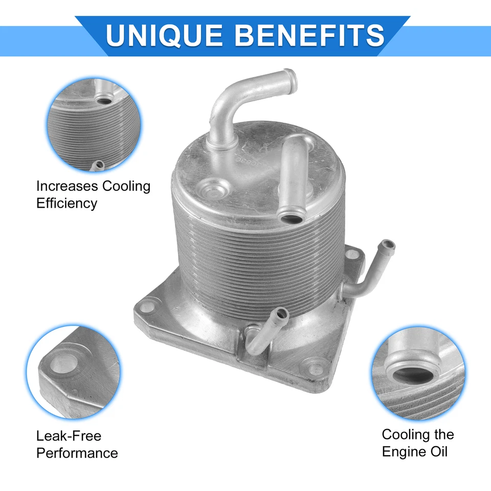 Refrigerador de óleo do motor com vedações personalizado único para Nissan NV200 Rogue No.216061XF0A - Imagem 3 de 4