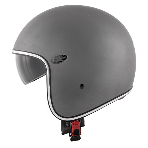 Casco Jet Moto Kappa Kv29 Gris Titanio Mate XS S M L XL Vintage | eBay