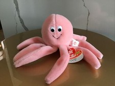 Ty Original Beanie Baby Inky the Octopus (1993), PVC, style 4028