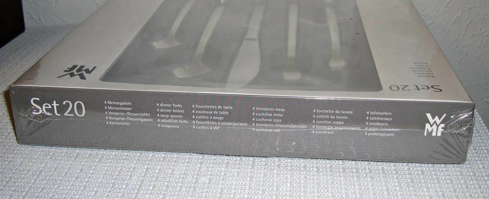 【NEU】WMF AMERICA MIAMI 20-TEILIGES HOCHWERTIGES CROMARGAN POLIERT 18/10 SS BESTECKSET - Bild 3 von 4