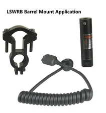 Red Laser Sight w/Universal Barrel Mount -Black