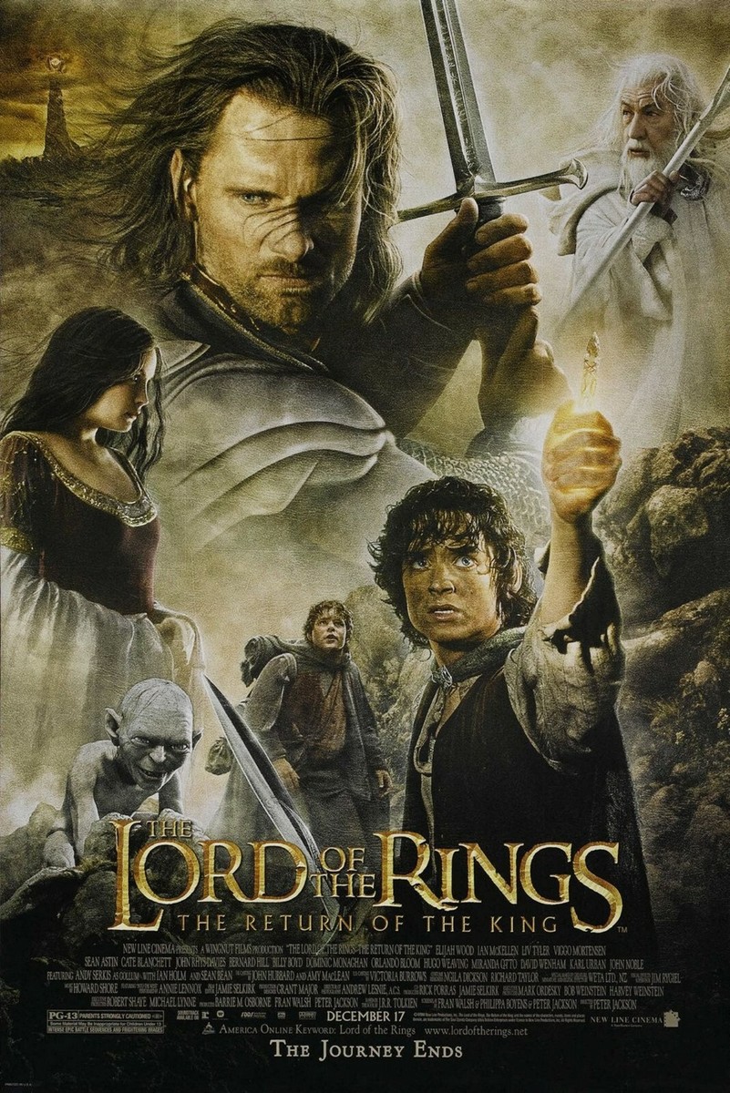 POSTER Il Signore degli Anelli Il ritorno del re LOCANDINA Peter Jackson