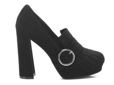 JEFFREY CAMPBELL BERENICE BLACK JC2962 SCHWARZ WILDLEDER PLATEAU ENGLISCH ORIGINAL