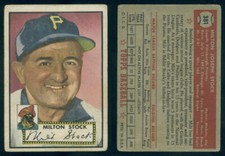 (69315) 1952 Topps 381 Milton Stock Pirates-VG