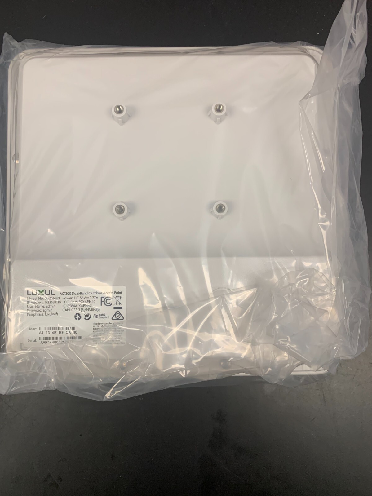 Luxul XAP1440 High Power AC1200 Dual Band Outdoor Access Point eBay