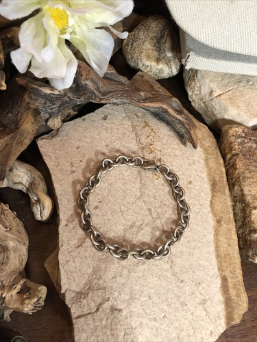 11. Tiffany & Co 925 Sterling Silver Rolo Round Link Chain Bracelet 7.5",25.6g - Picture 18 of 24