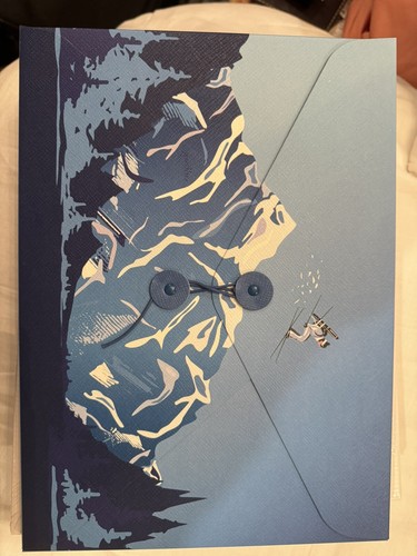 Montblanc Holiday Scenic Ski Stationary Set Paper And Envelopes - RARE! - NEW!