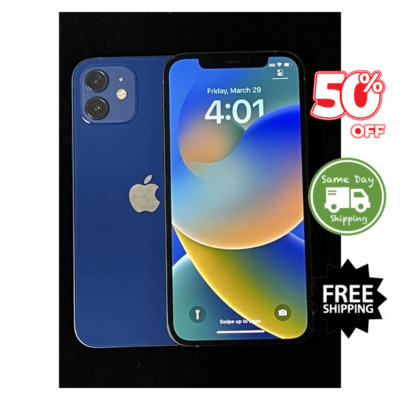 Apple iPhone 12 (64GB 128GB) CDMA/GSM Unlocked Verizon AT&T Pristine 5G