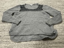 Toad & Co Sweater Women s Medium Gray 100% La...