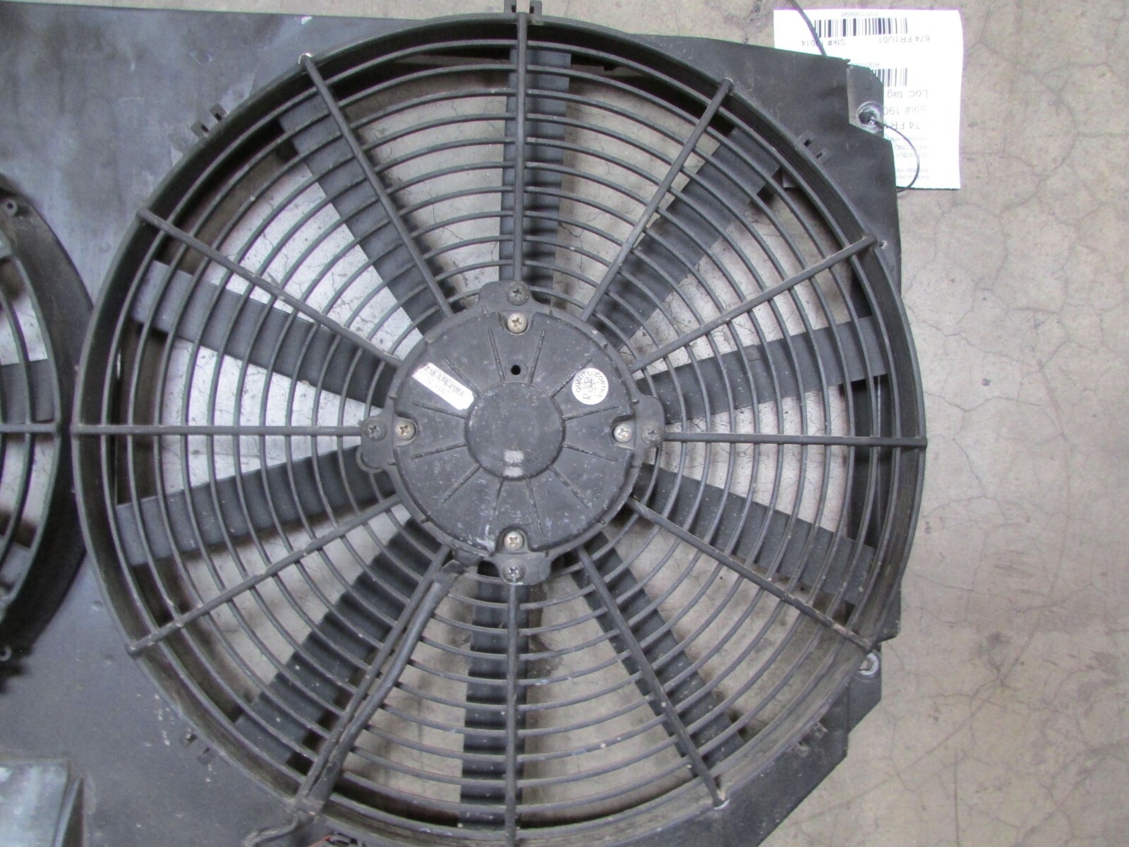Ferrari 456, Complete Radiator Conditioning Fans w/ Shroud, Used, P/N 155063