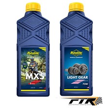 Putoline MX5 2 Stroke Oil & Light Gear Box Oil Suzuki RM 85 RM 125 RM 250 RM 500