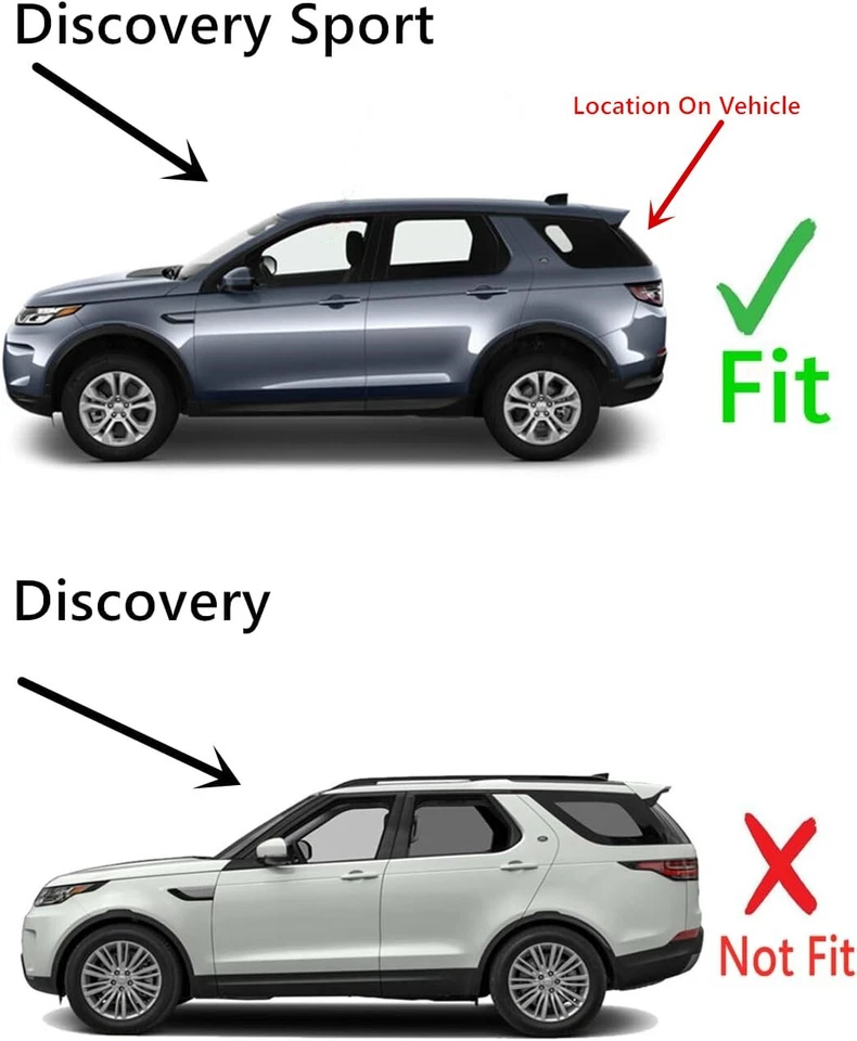 Fits 2015-2025 Land Rover Discovery Sport Back Window Back Glass Heated Foto 4 de 4